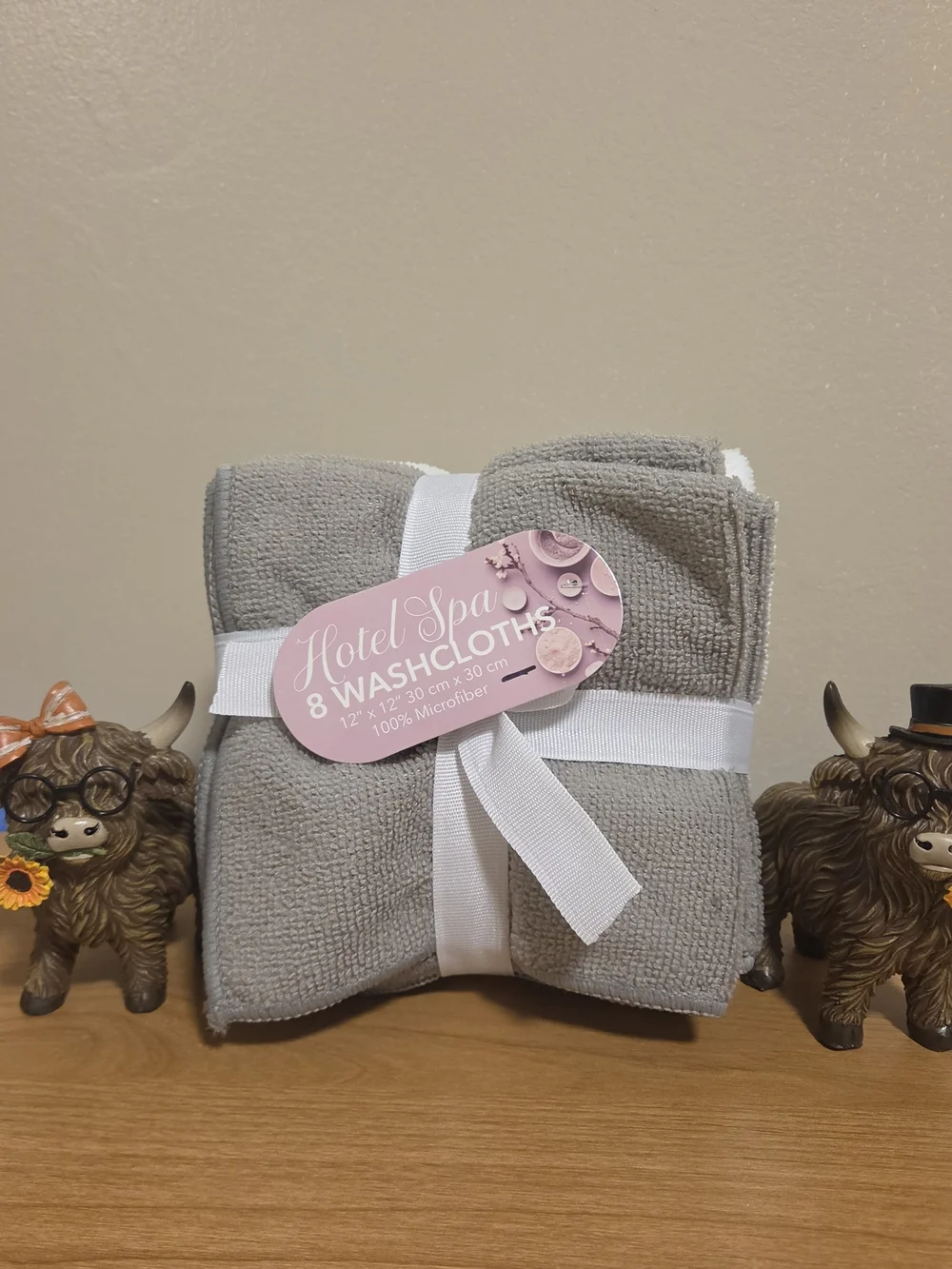 Hotel Spa 8-Pack Washcloths - Microfiber